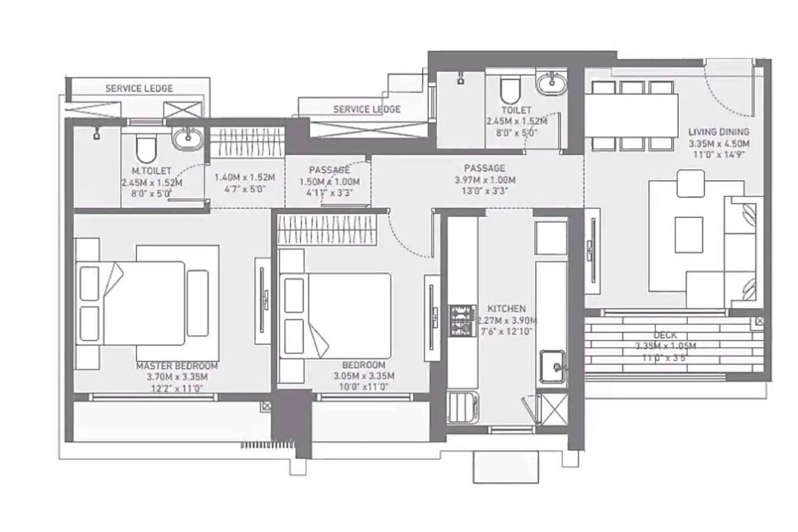 2 BHK