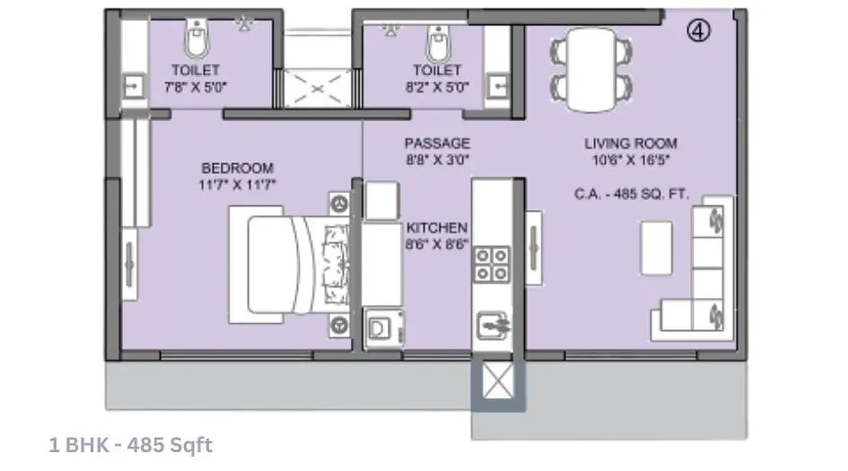 1 BHK