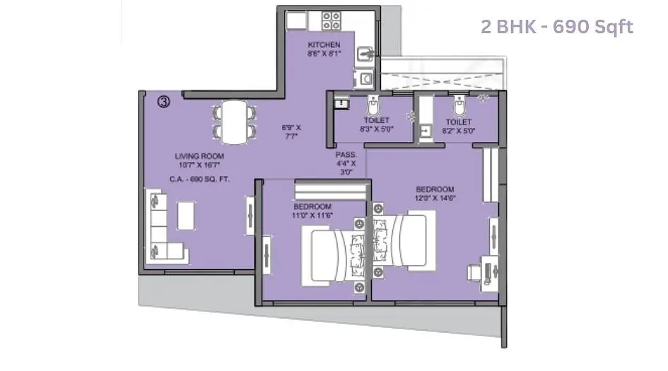 2 BHK