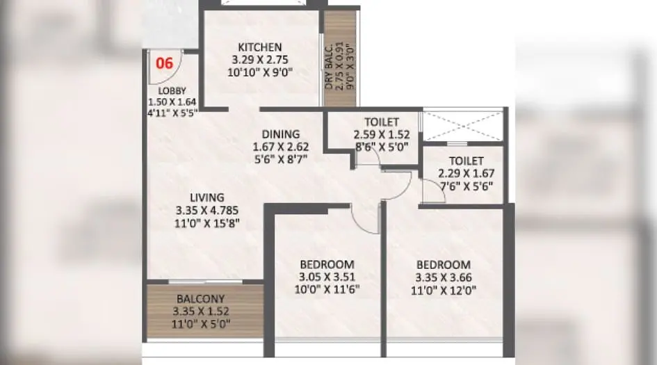 2 BHK