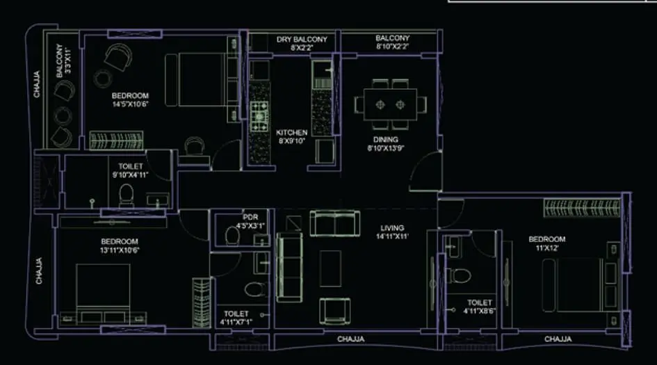 3 BHK