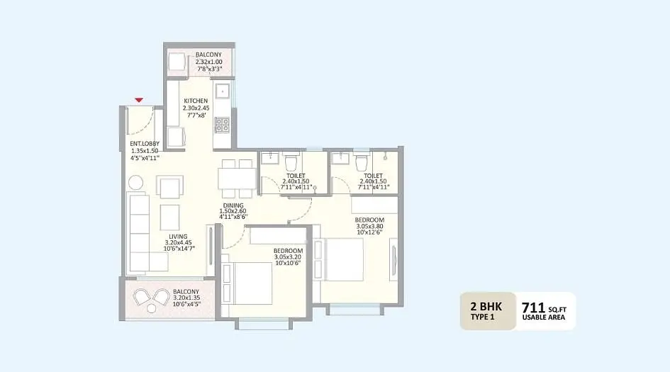 2 BHK