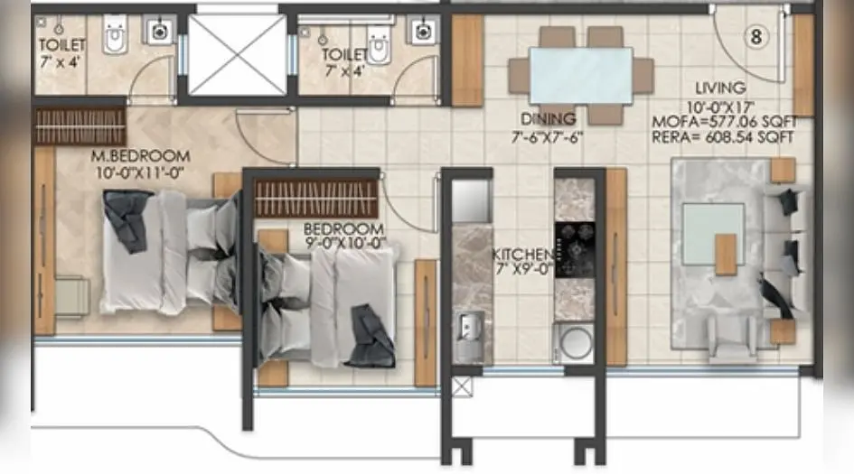 2 BHK