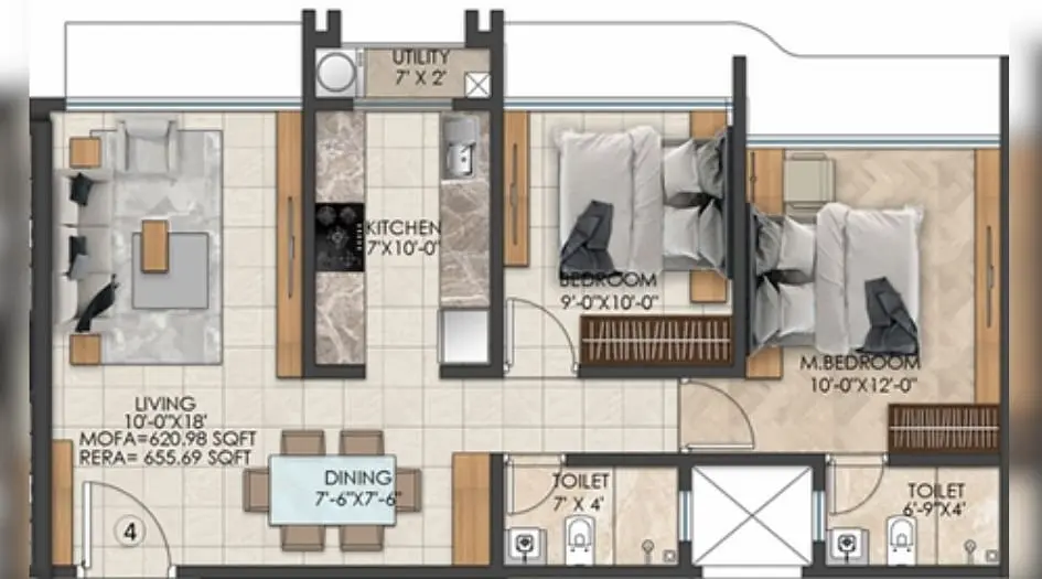 2 BHK