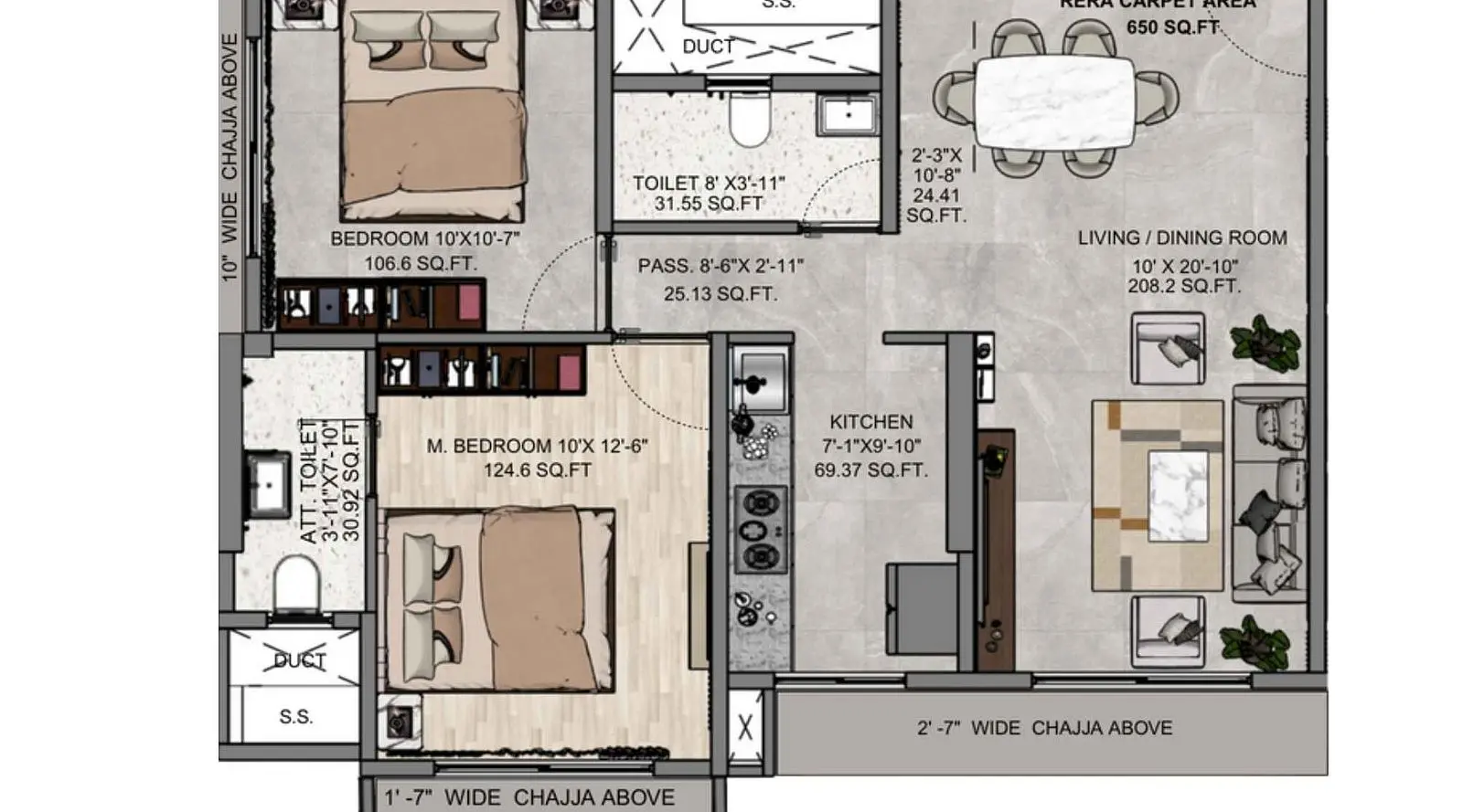 2 BHK