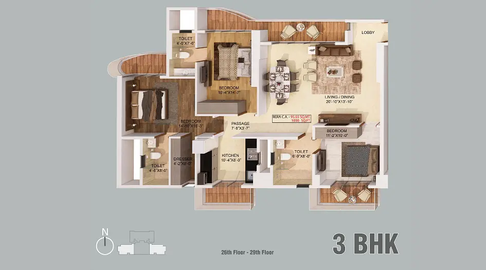 3 BHK