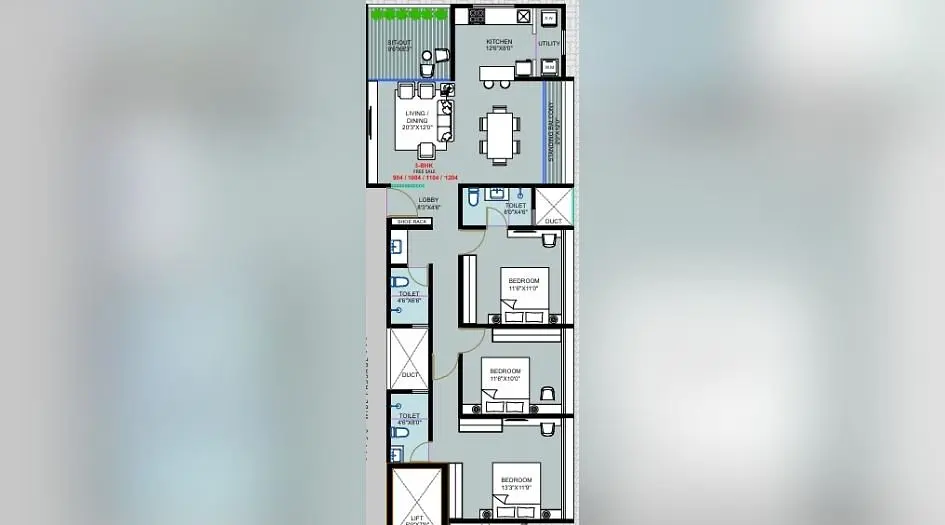 3 BHK