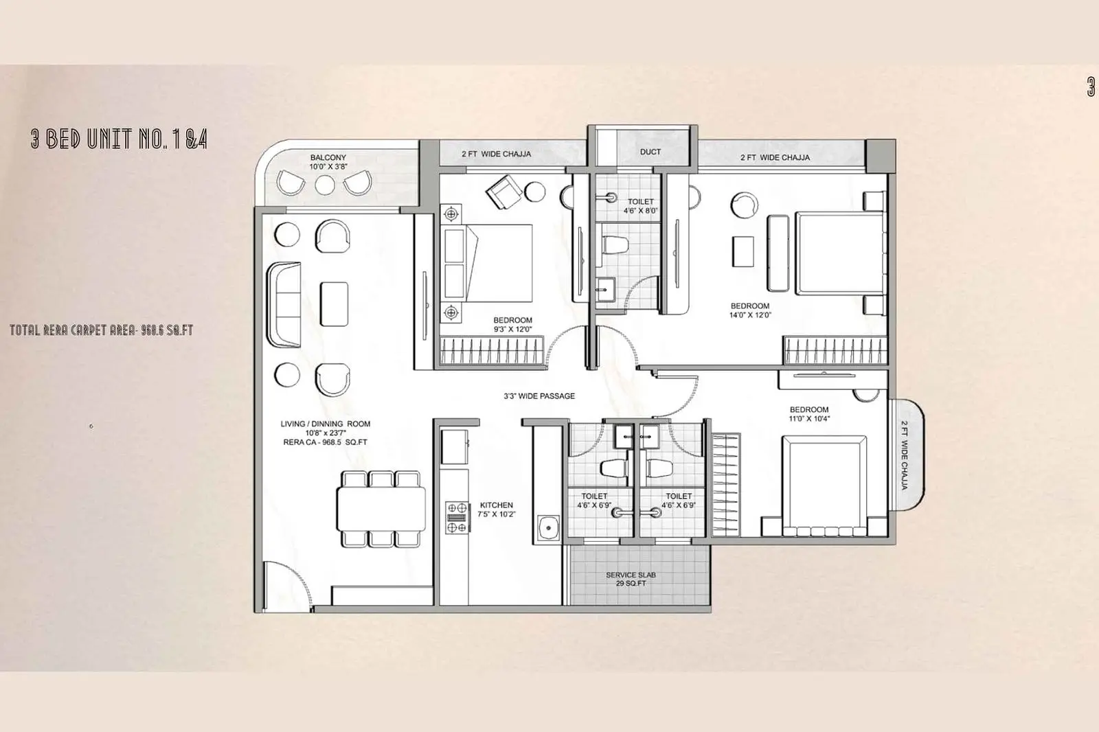 3 BHK