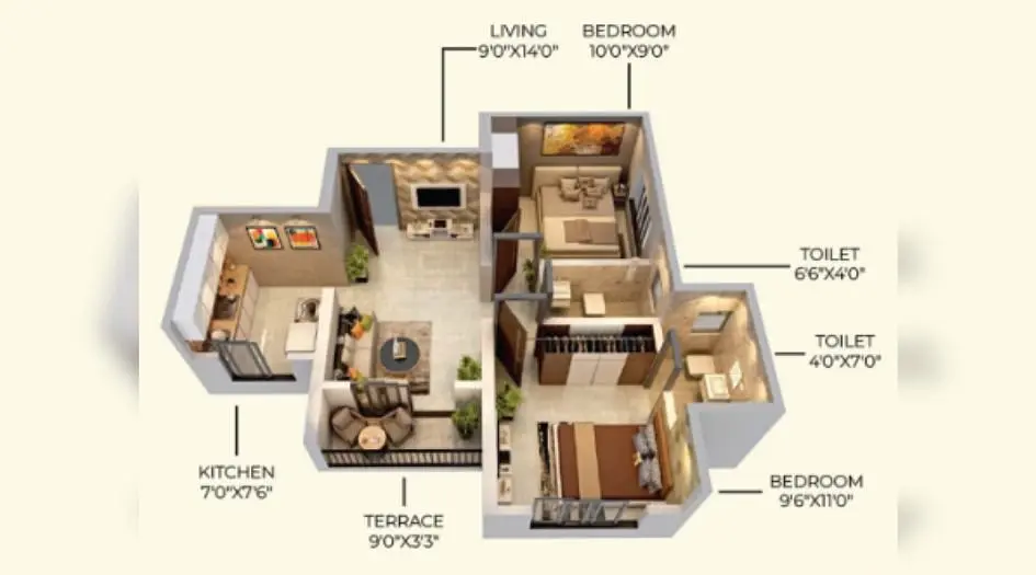 2 BHK