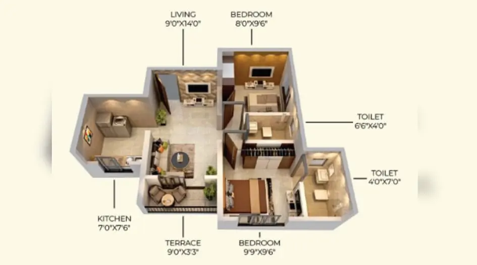 2 BHK