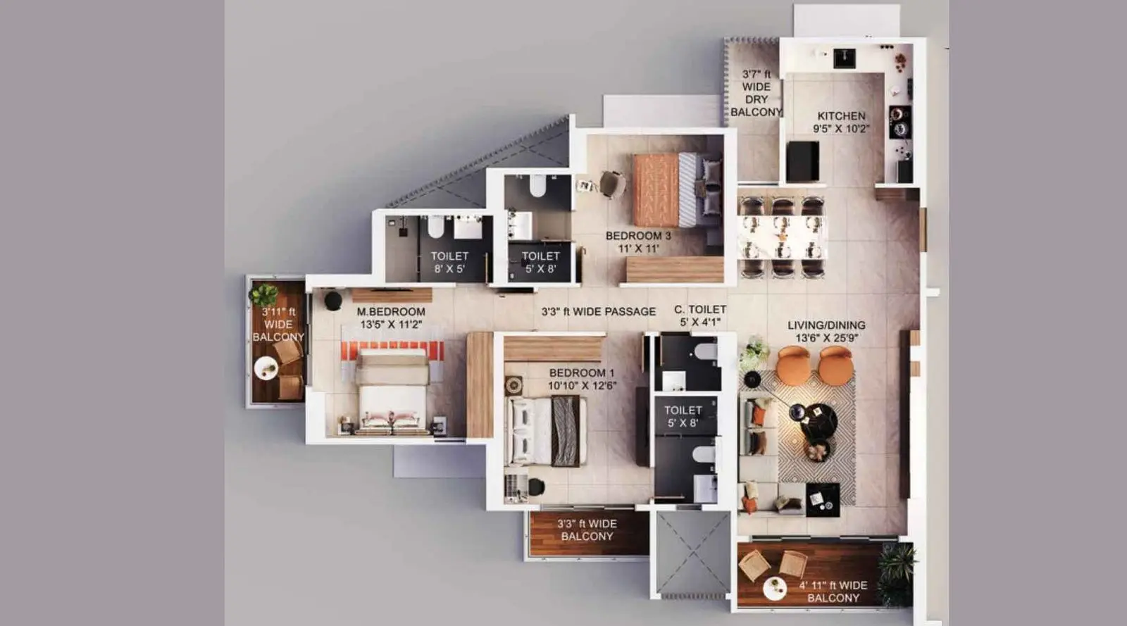 3 BHK