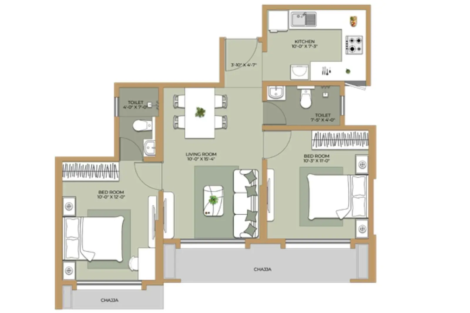 2 BHK