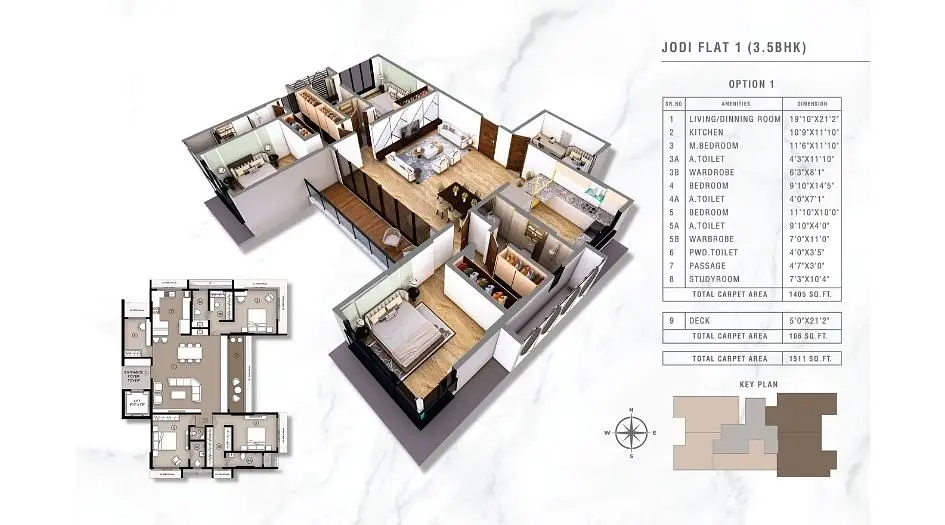 3.5 BHK