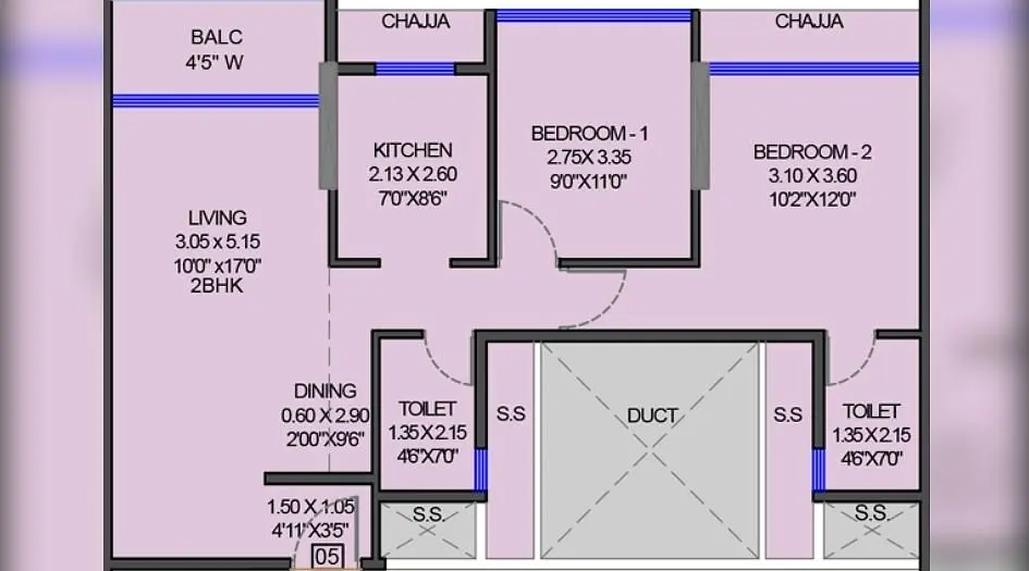 2 BHK
