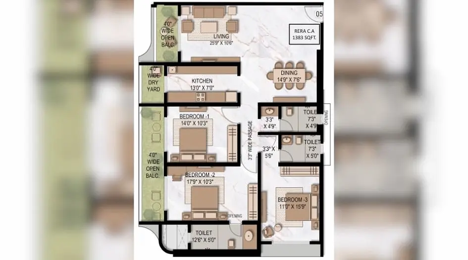 3 BHK