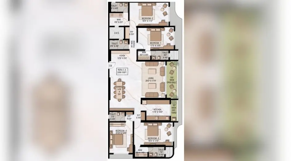 4 BHK