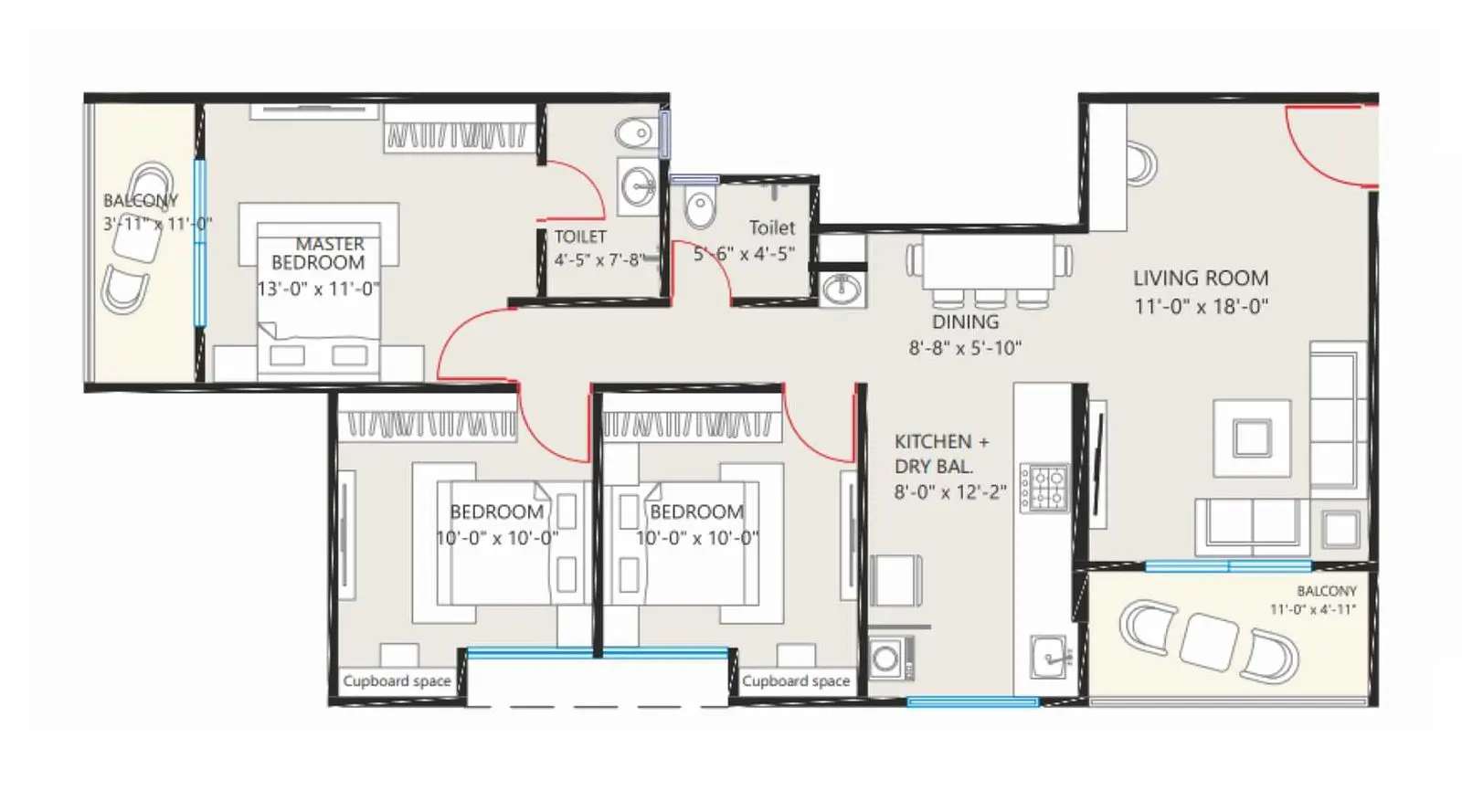 3 BHK