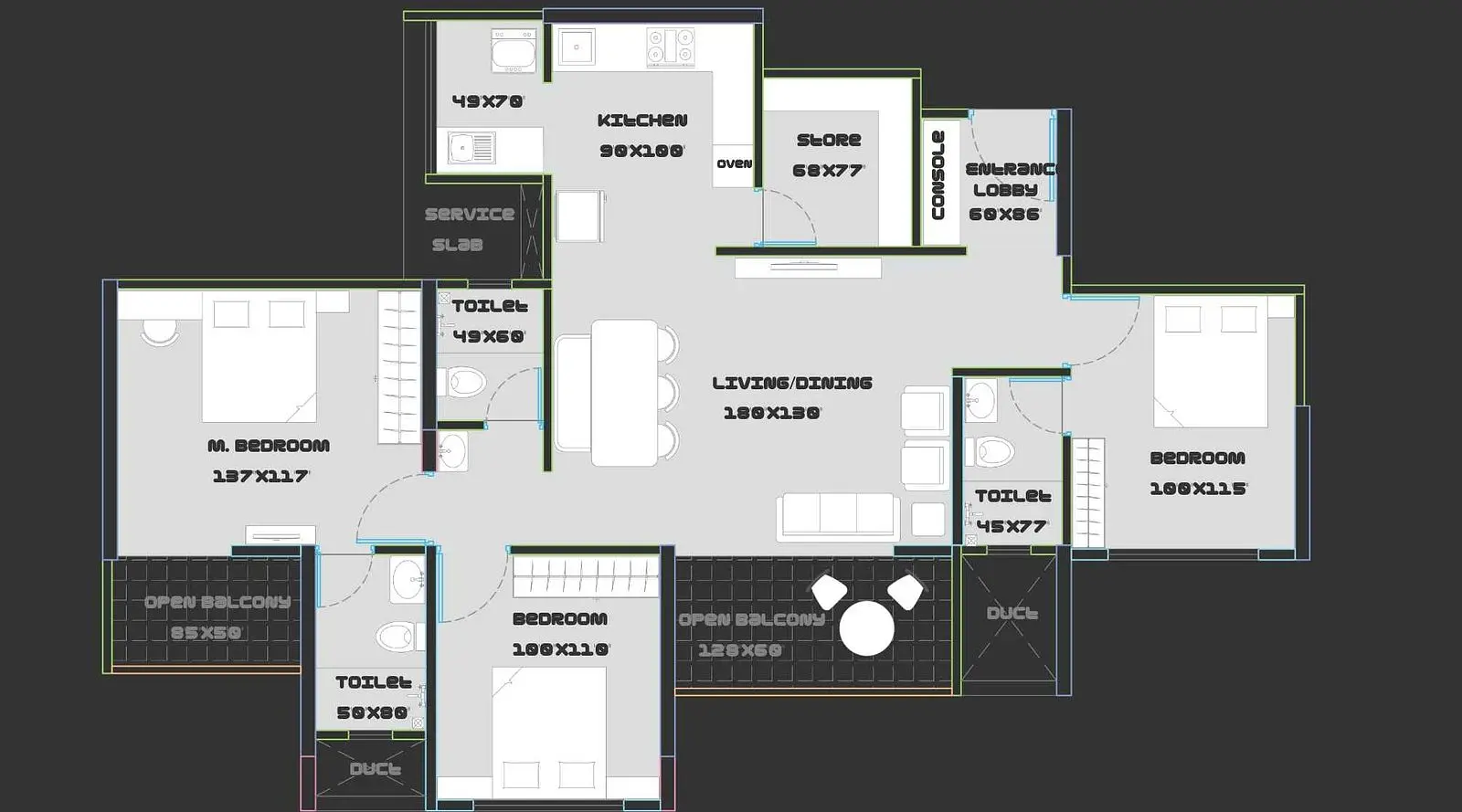 3 BHK