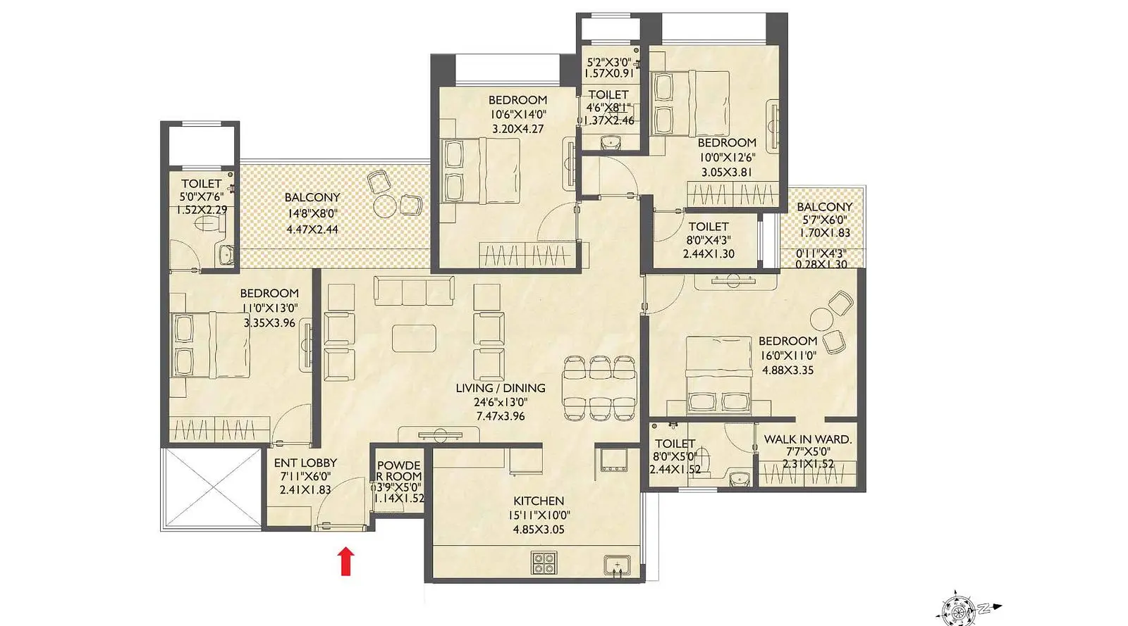 4 BHK