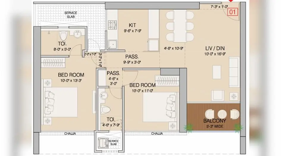 2 BHK