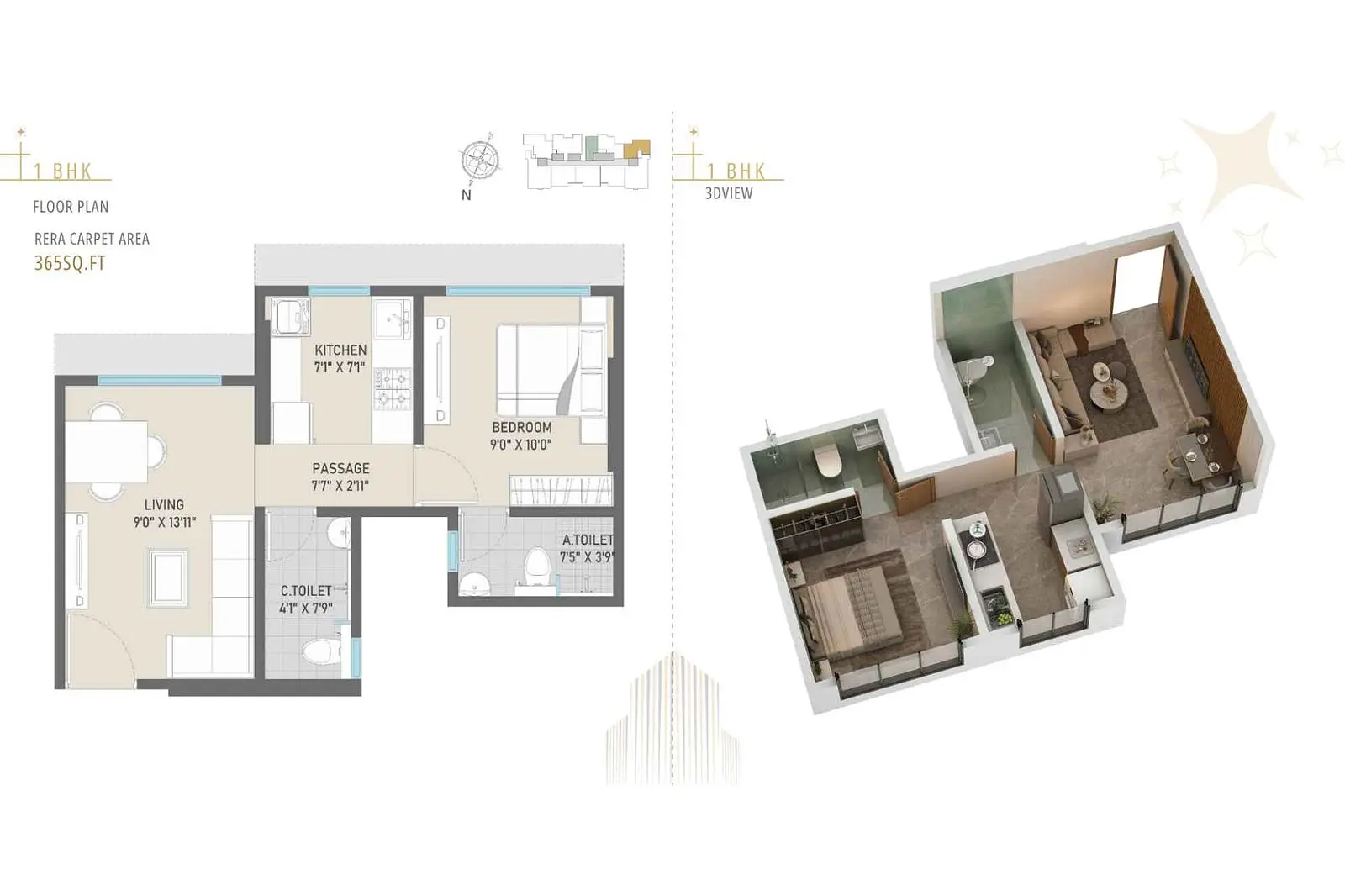 1 BHK
