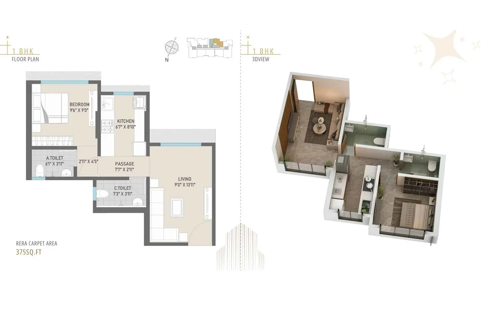 1 BHK