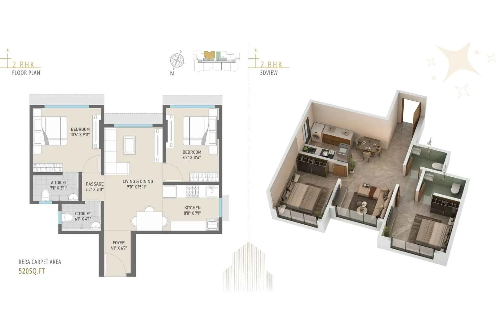 2 BHK