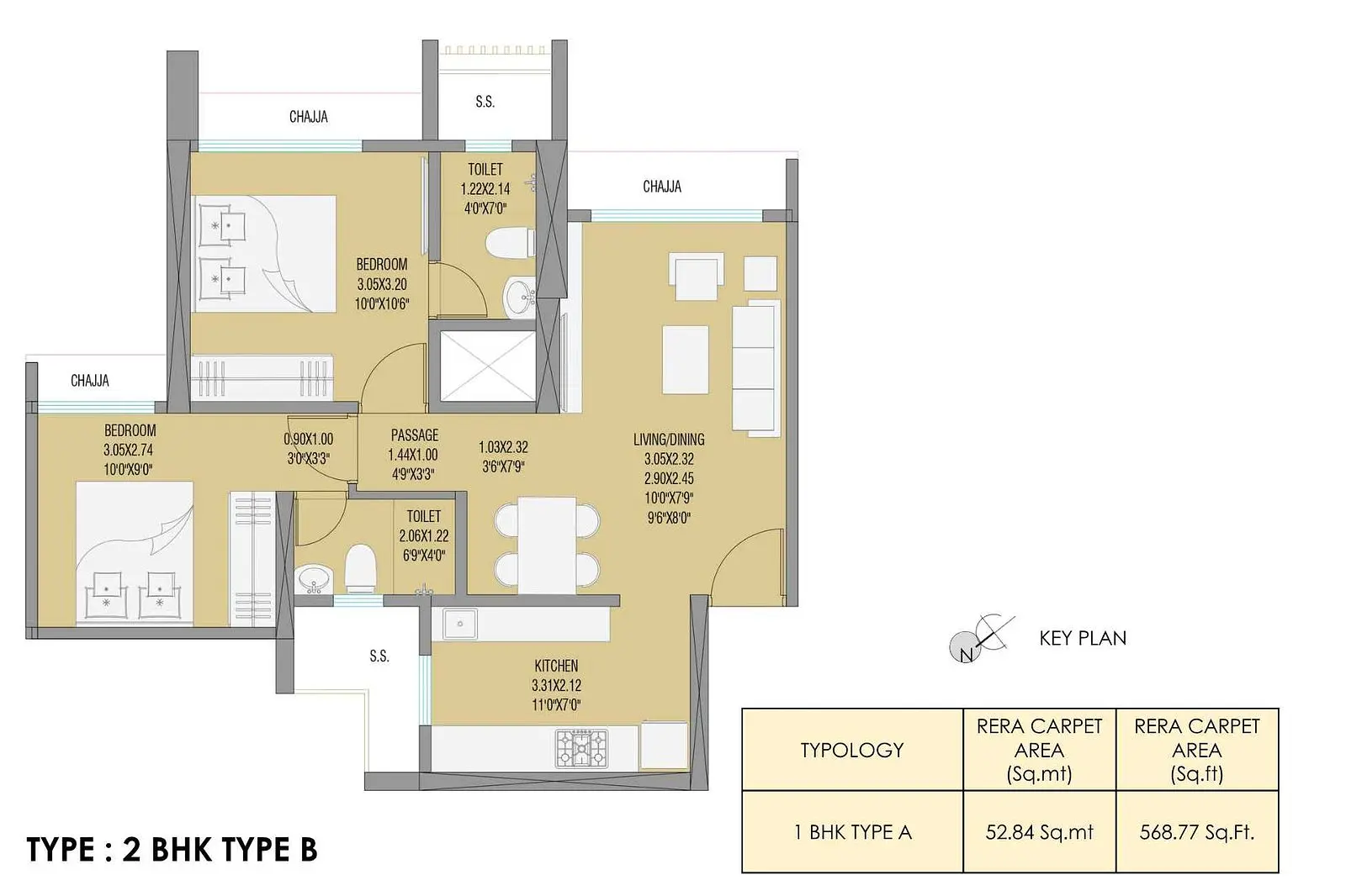 2 BHK