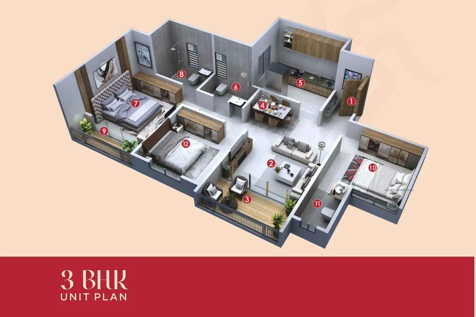 3 BHK