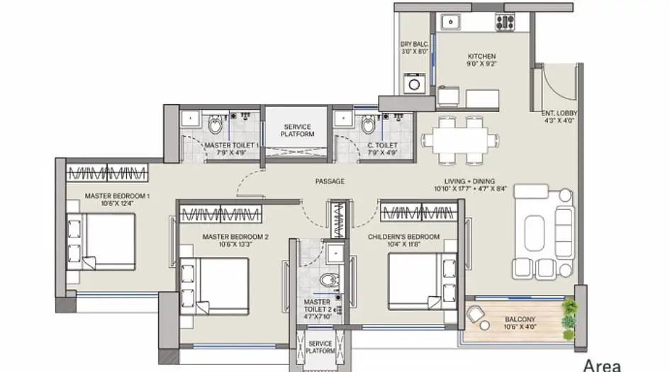 3 BHK