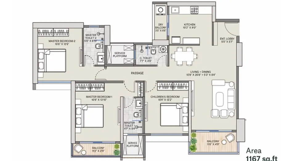 3 BHK