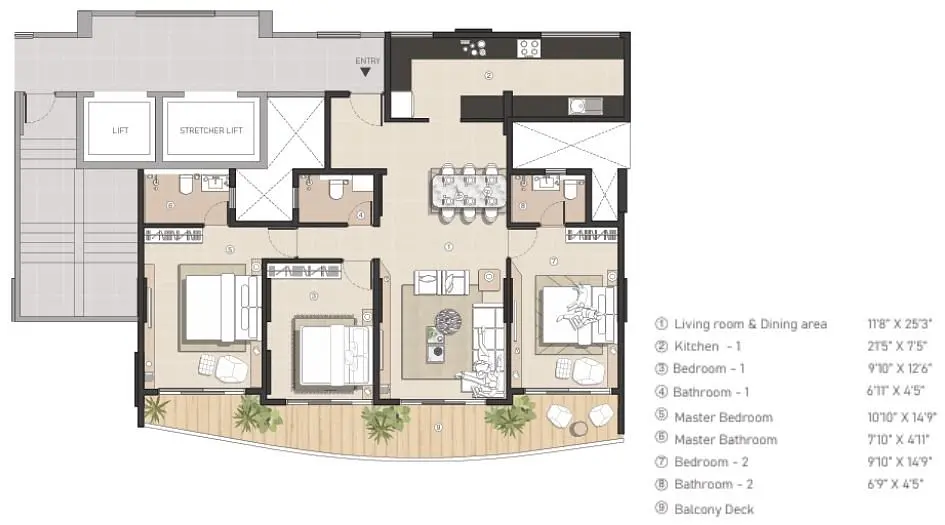 3 BHK