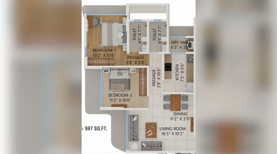 2 BHK