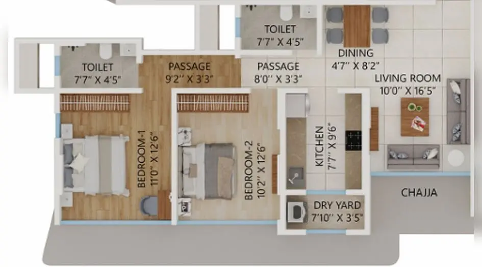 2 BHK