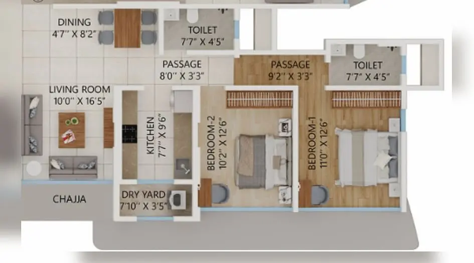 2 BHK
