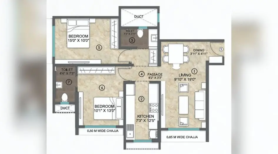 2 BHK