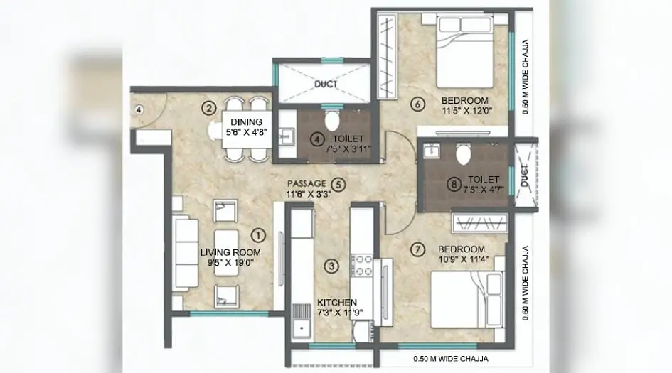 2 BHK