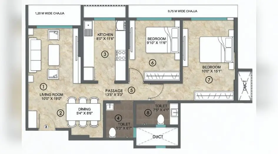 2 BHK