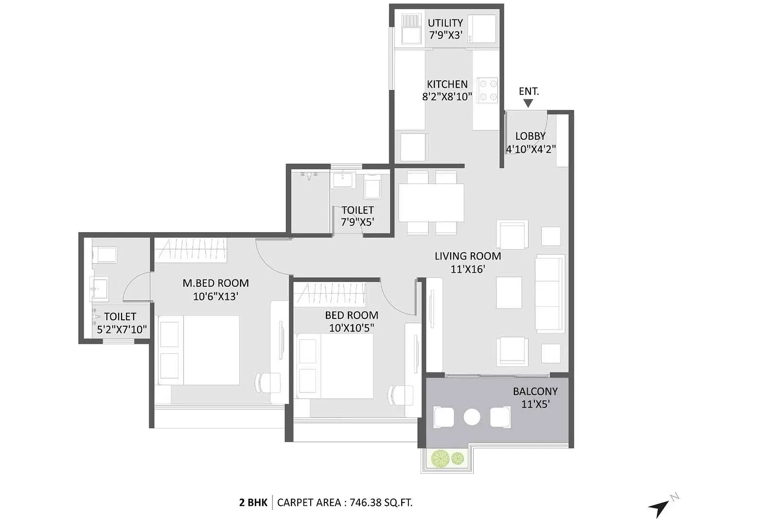 2 BHK