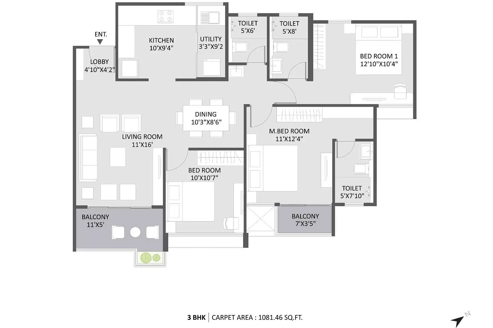 3 BHK