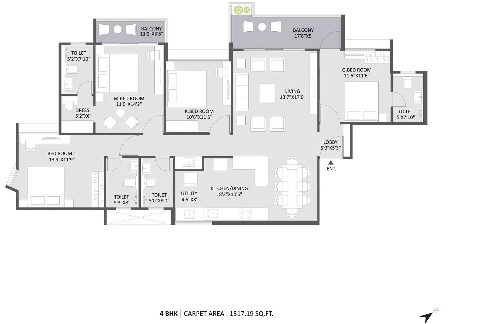 4 BHK