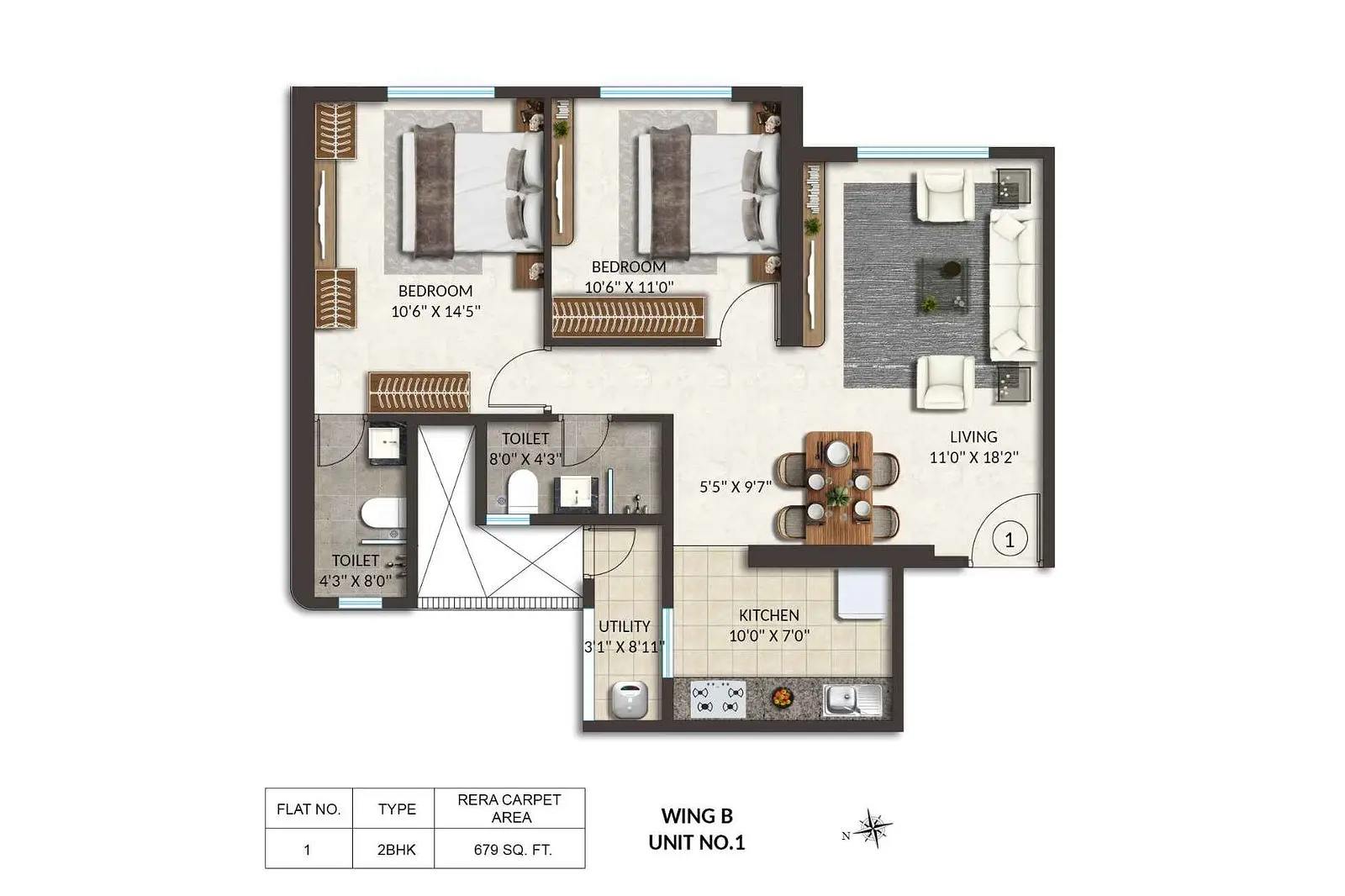 2 BHK