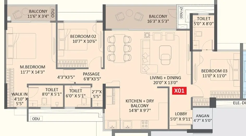 3 BHK