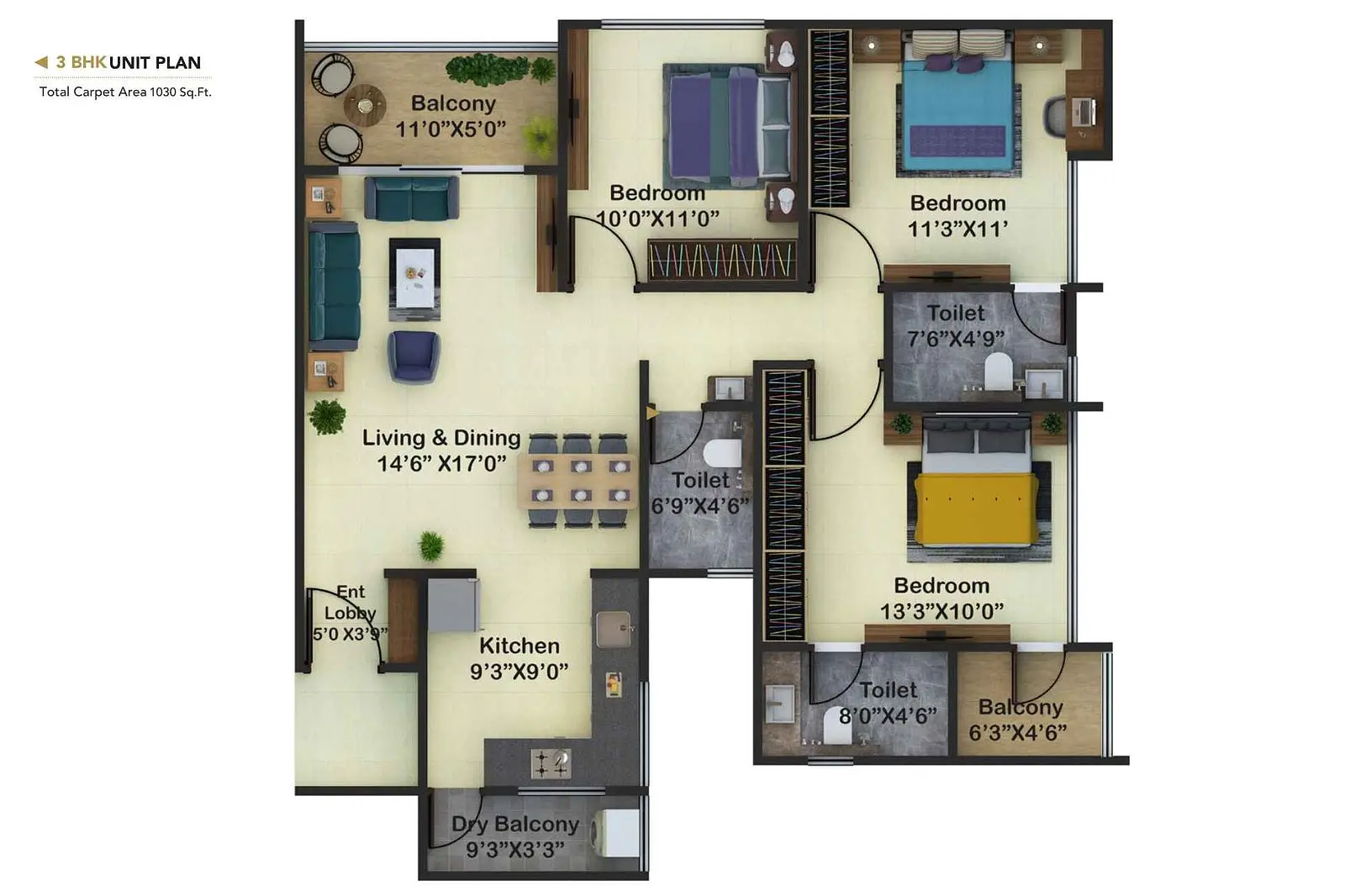 3 BHK