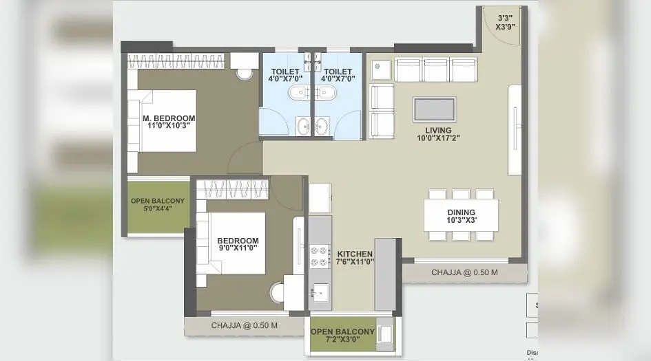2 BHK