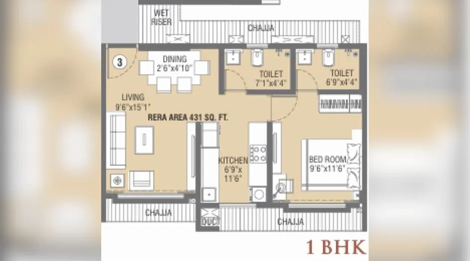1 BHK