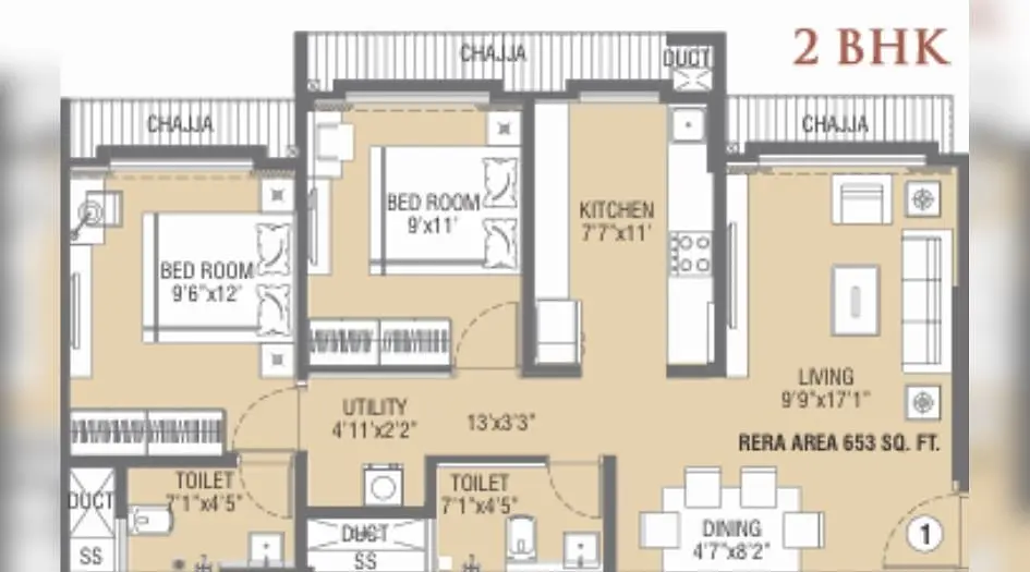 2 BHK