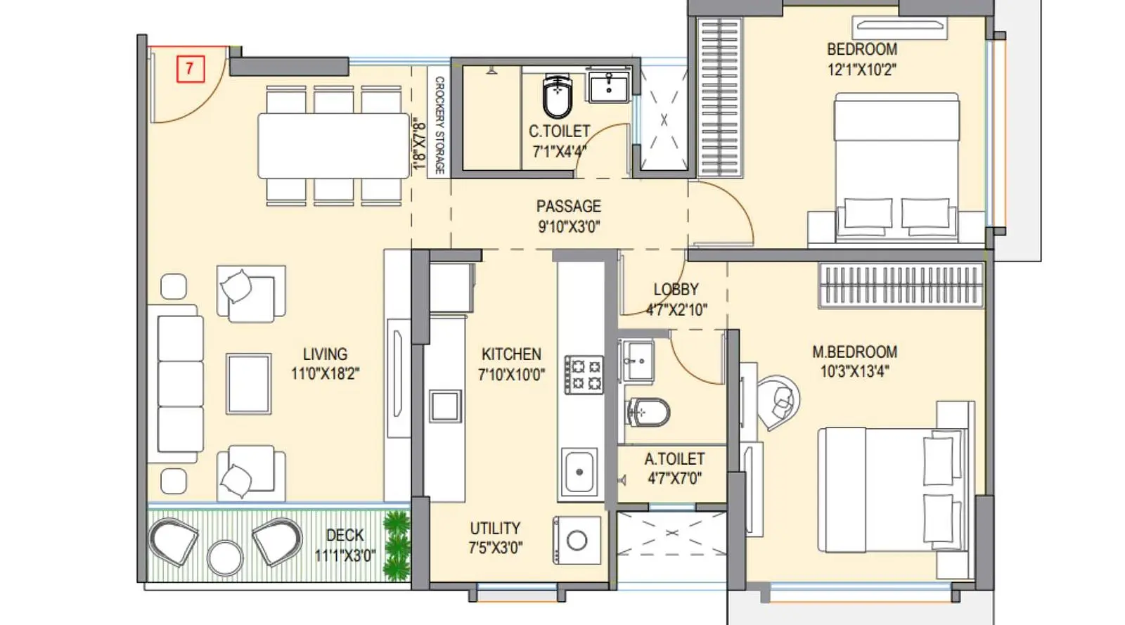 2 BHK