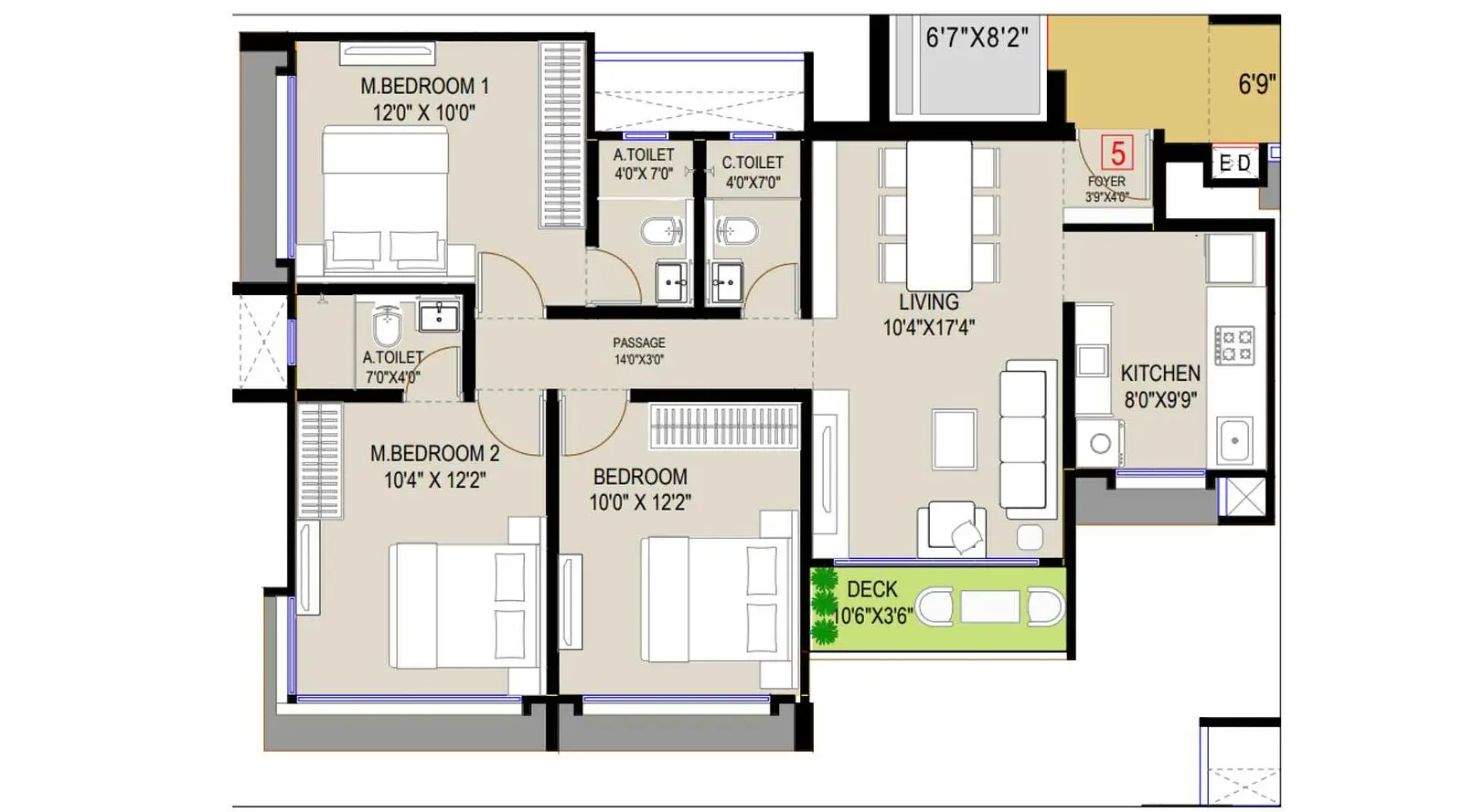 3 BHK