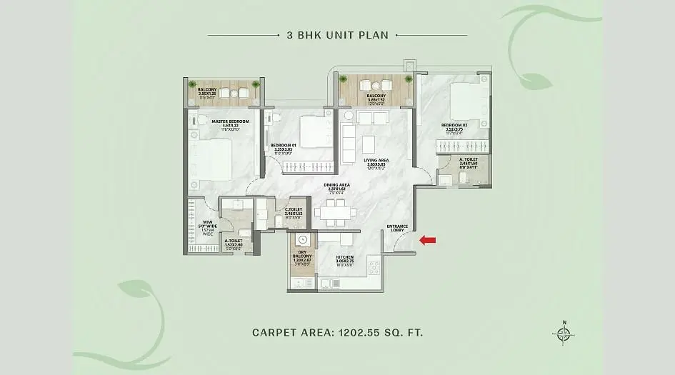 3 BHK